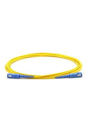 Fiber Optik Patch Kablo SC/SC Simpleks SM 7mt Patch Cord Çap:2mm