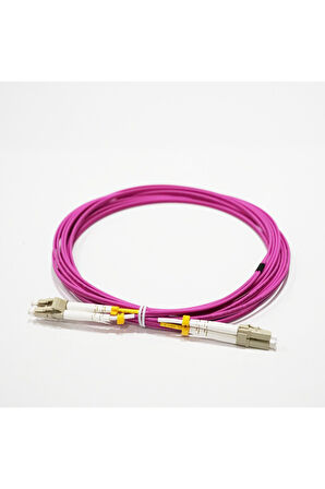 Fiber Optik Patch Kablo LCPC/LCPC DX MM 5mt 2mm 50/125 OM4 LSZH