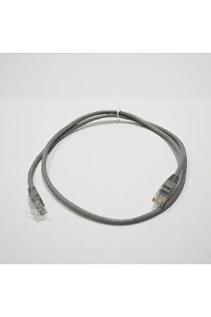 Bakır Patch Kablo UTP CAT5E 1 mt LSZH GRAY