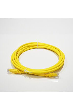 Bakır Patch Kablo UTP CAT6 3 mt LSZH YELLOW