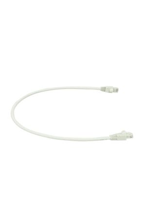 Bakır Patch Kablo Cat6 Utp 0,5mt Lszh Gri Patch Cord Rj45 Korumasız 2 Yıl Garantili 5 Adet