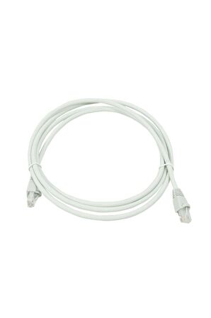 Bakır Patch Kablo Cat6a Utp 2mt Lszh Gri Patch Cord Korumasız 2 Yıl Garantili 2 Adet