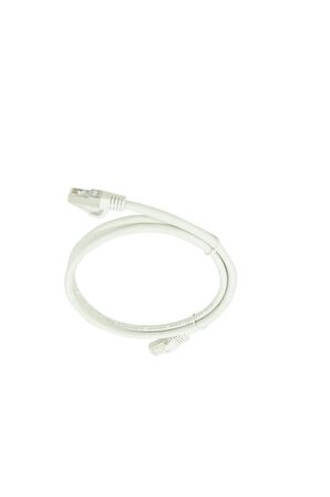 Bakır Patch Kablo Cat6a U/ftp 1mt Lszh Gri Patch Cord Folyo Korumalı 2 Yıl Garantili 2 Adet