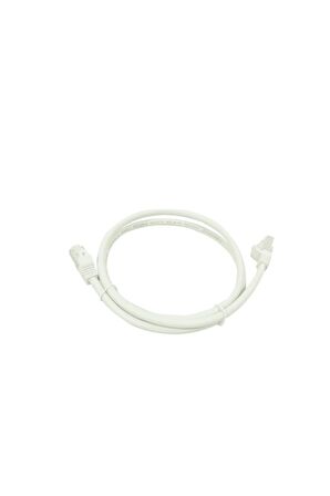 Bakır Patch Kablo Cat6a U/ftp 1mt Lszh Gri Patch Cord Folyo Korumalı 2 Yıl Garantili 2 Adet