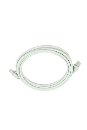 Bakır Patch Cord Cat6a S/ftp 2mt Lszh Gri Bükümlü Folyo Koruma 2 Yıl Garantili 2 Adet