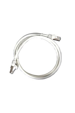 Bakır Patch Kablo Cat6a U/ftp 3mt Lszh Gri Patch Cord Folyo Korumalı 2 Yıl Garantili 2 Adet