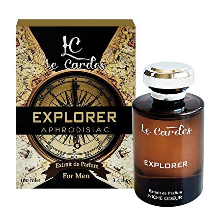 Le Cardes Explorer Aphrodisiac Extrait De Parfüm 100 ml Erkek Parfüm