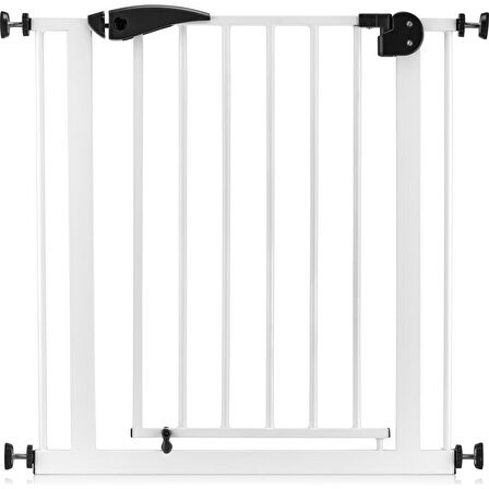 BabyDoor Güvenlik Kapısı Tekstüre Beyaz 76-80cm Otomatik Kapanan Bebek Güvenlik Kapısı