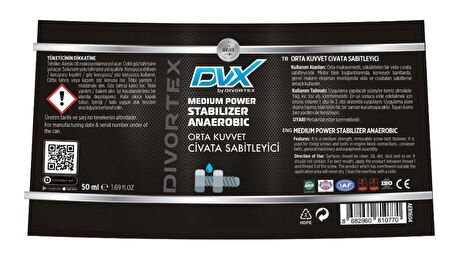 Dvx Orta Kuvvet Civata Sabitleyici 50 ml