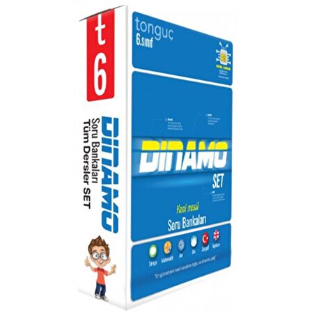 Tonguç Yayınları 6. Sınıf Dinamo Tüm Dersler Soru Bankası Set