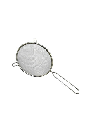 Paslanmaz Çelik İnce Örgü 14 cm Süzgeç – Kulaklı Uzun Saplı Mutfak Süzgeci Tel Elek 29cm