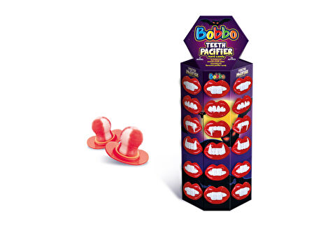 Bobbo Dracula Teeth Pacifier Candy (14 Gr) - 1 Adet