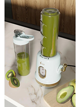 Smoothie Blender Öğütücü Fonksiyonlu Çift Şişeli Smothie Blender 300W