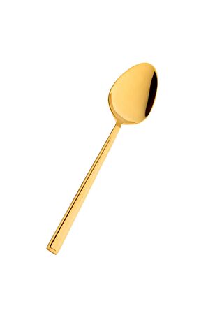 Athena 6 Kişilik 18 Parça Titanyum Gold Yemek Çatal Kaşık Bıçak Takımı