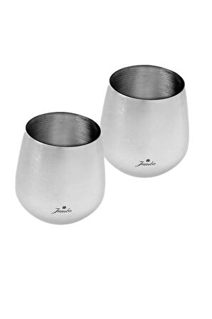 Glory 2'li Mat Metal Kokteyl Bardağı - 530ml