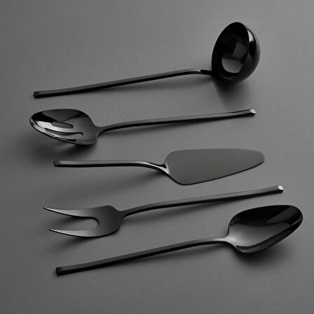 Jumbo 5500 Titanyum Siyah 5 Parça Servis Seti