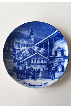 Nurantik Berlin Design 1988 Model Duvar Tabağı Mavi