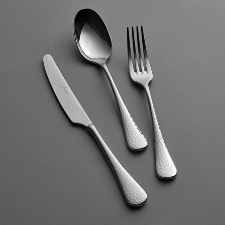 Jumbo 3406 18 Parça 6 Kişilik Yemek Çatal Kaşık Bıçak Takımı