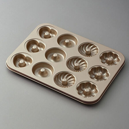 Jumbo Gold Bake Muffin Kabı