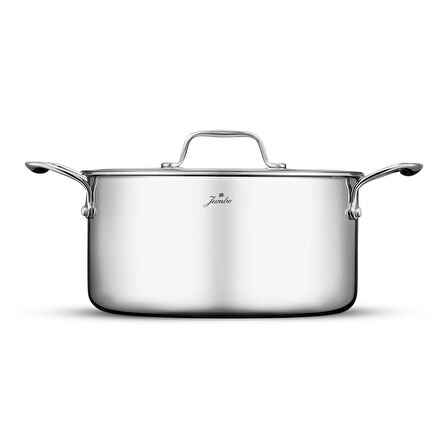 Jumbo Storey 8 Parça İndüksiyon Tabanlı Çelik Tencere Seti