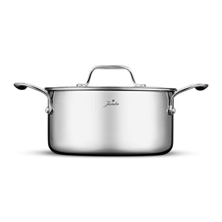 Jumbo Storey 8 Parça İndüksiyon Tabanlı Çelik Tencere Seti