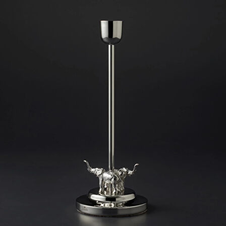 Jumbo Ganesha Gümüş Şamdan