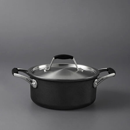 Jumbo New Moment Diamond Siyah Derin Tencere 20 cm