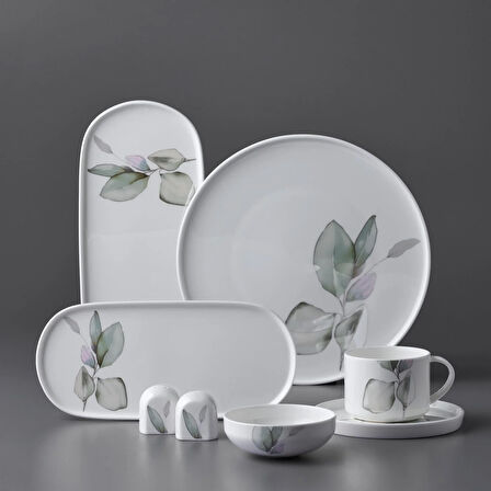 Jumbo Leaf Verdance 26 Parça 6 Kişilik Kahvaltı Takımı