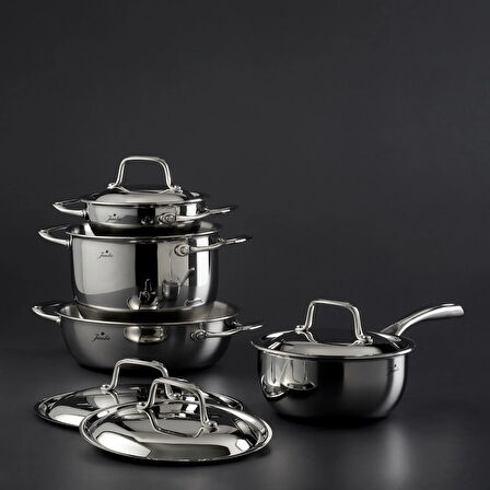 Jumbo Emona 3PLY 8 Parça Tencere Seti