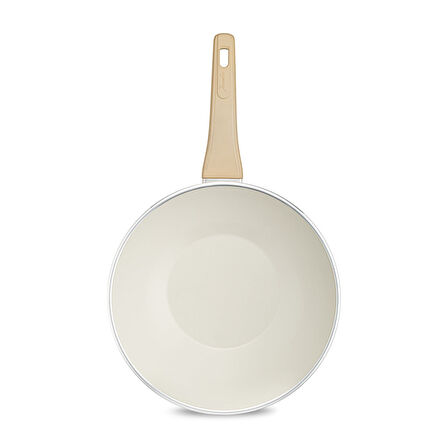Jumbo Swiss Crystal Dark Cream Wok Tava 28 cm