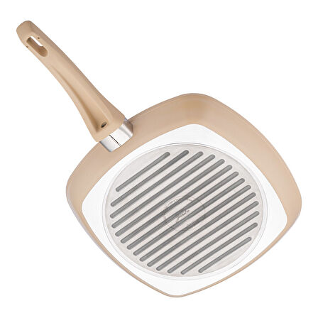 Jumbo Swiss Crystal Dark Cream 28 cm Grill Tava