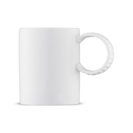 Jumbo Trigon 6 Parça 2 Kişilik Kahve Fincan Takımı Beyaz