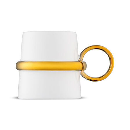 Jumbo Bond 4 Parça 2 Kişilik Kahve Fincan Takımı Gold