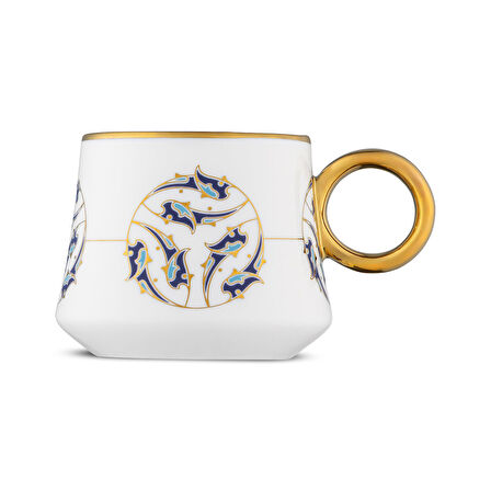 Jumbo Grace 12 Parça 6 Kişilik Kahve Fincan Takımı Gold