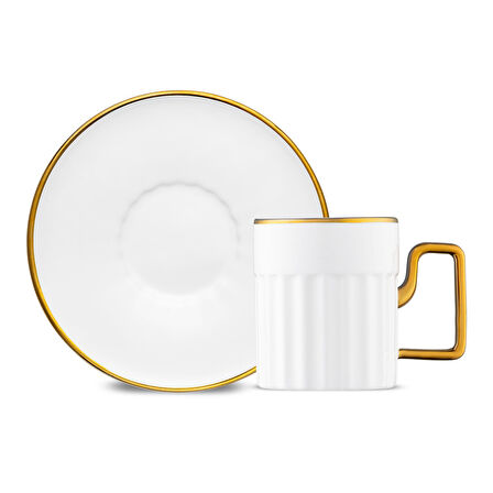 Jumbo Sorin-100 12 Parça 6 Kişilik Kahve Fincan Takımı Gold