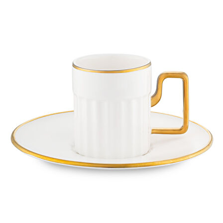 Jumbo Sorin-100 12 Parça 6 Kişilik Kahve Fincan Takımı Gold