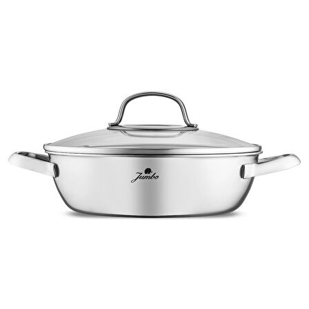 Jumbo Athena  3PLY 5 Parça İndüksiyon Tabanlı Çelik Tencere Seti