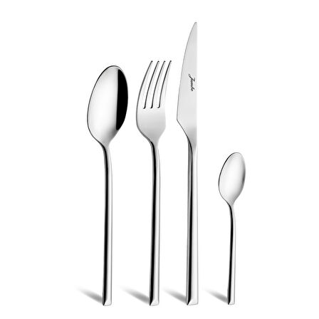 Jumbo 2006 24 Parça 6 Kişilik Tatlı Çatal Kaşık Bıçak Takımı