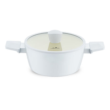 Jumbo Swiss Crystal Light Grey Derin Tencere 20 cm