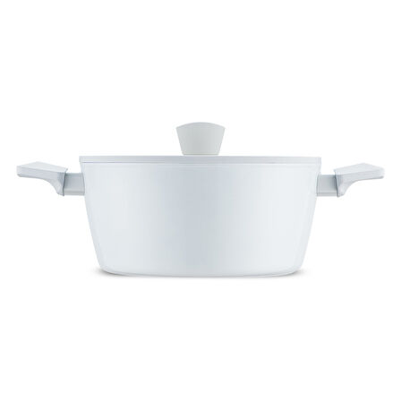 Jumbo Swiss Crystal Light Grey Derin Tencere 24 cm