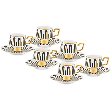 Jumbo Glorious 6'lı Kahve Fincan Takımı