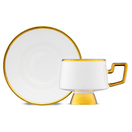 Jumbo Ellmore Gold 6'lı Kahve Fincan Takımı