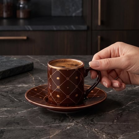 Jumbo Stellar 6 Kişilik  Kahve Fincan Takımı