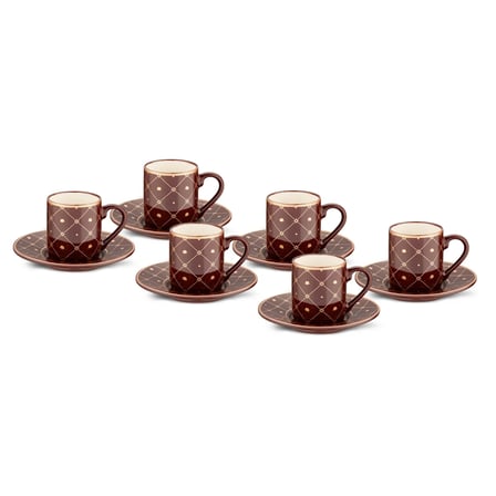 Jumbo Stellar 6 Kişilik  Kahve Fincan Takımı