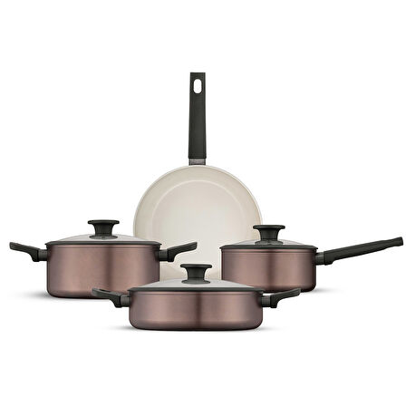 Jumbo Toledo Brown Tencere Seti 7 Parça