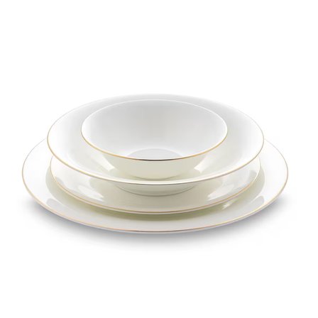 Jumbo Merlem 55 Parça 12 Kişilik Yemek Takımı Gold