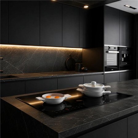 Jumbo Swiss Crystal  6 Parça Light Grey Sahan Seti