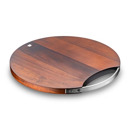 Jumbo Woody Yuvarlak Kesme ve Sunum Tahtası 31,5 cm