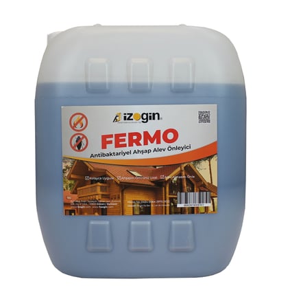 İzogin Fermo Şeffaf Ahşap Alev Önleyici 20 kg (150 ~ 160 metrekare için)