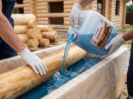 İzogin Fermo Şeffaf Ahşap Alev Önleyici 20 kg (150 ~ 160 metrekare için)